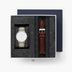 Native - BUNDLE White Dial | Silver/Gold 5-Link / Brown Leather Straps