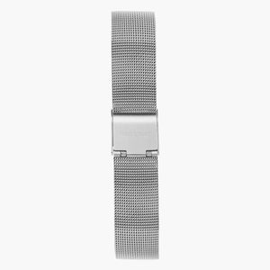 ST18POSIMESI &18mm mesh silver watch band